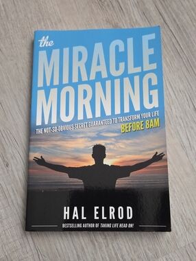 The Miracle Morning - Hal Elrod Blue Paperback